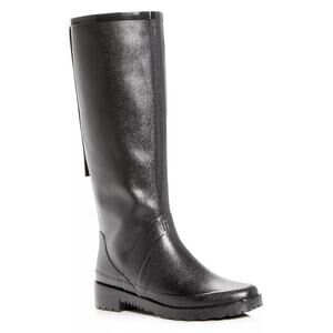 NWT Stuart Weitzman Griffin Rain Tall Boots Black Women's Size Women's Size 6